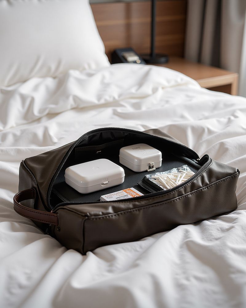 Leather travel case